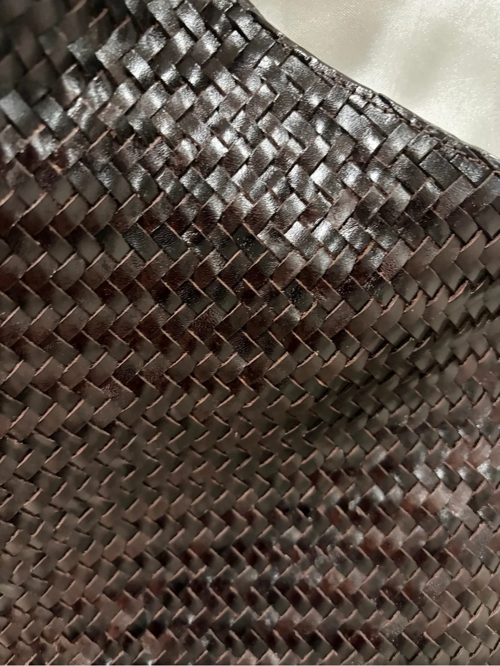 Mango  Dark brown Woven Hobo Bag - Women